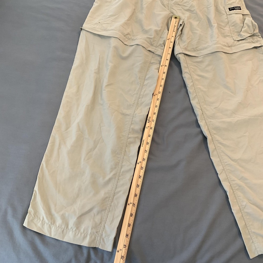 Columbia GRT Cargo Pants Mens 43x34 Beige Convertible Packable Travel Hiking - Picture 5 of 9